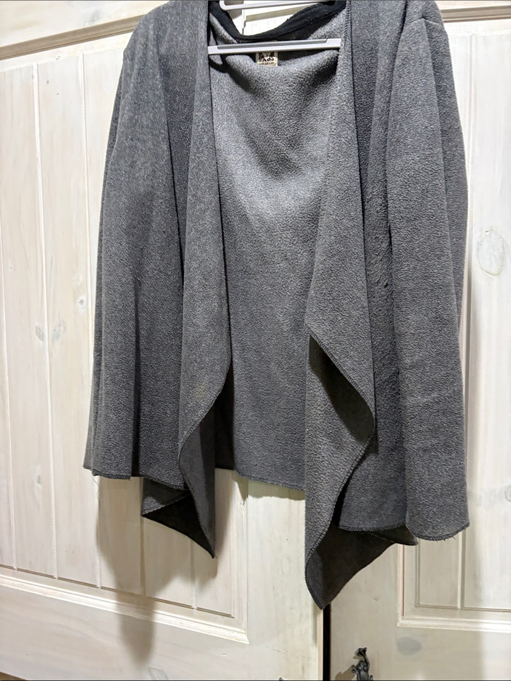 Anne Klein Women's Gray Open Draped Jacket